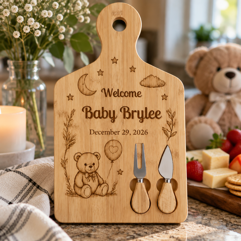 CUSTOMIZED CHEESE CUTTING BOARD