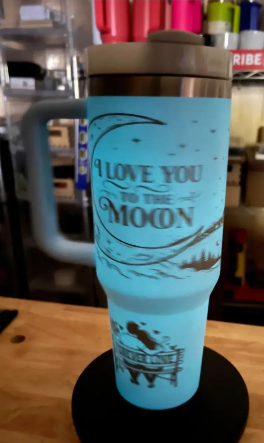 Glow in dark 40oz Tumbler