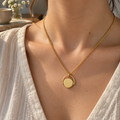 Stainless Steel Spinner Necklace