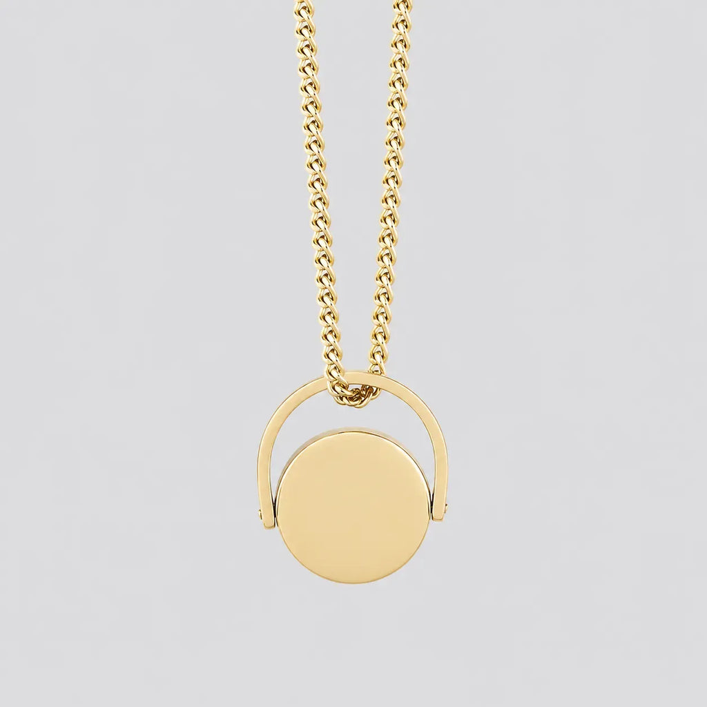 Stainless Steel Spinner Necklace