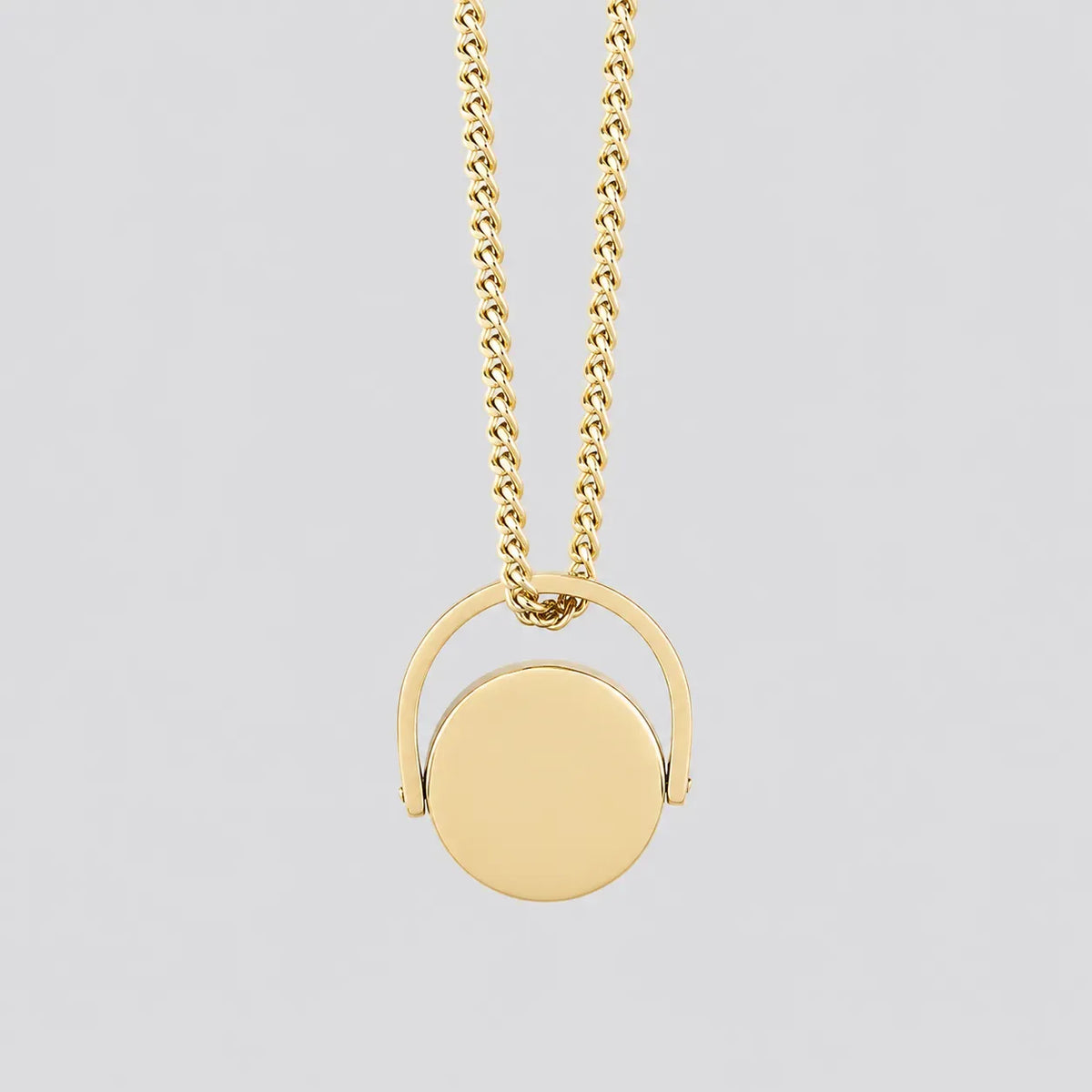 Stainless Steel Spinner Necklace