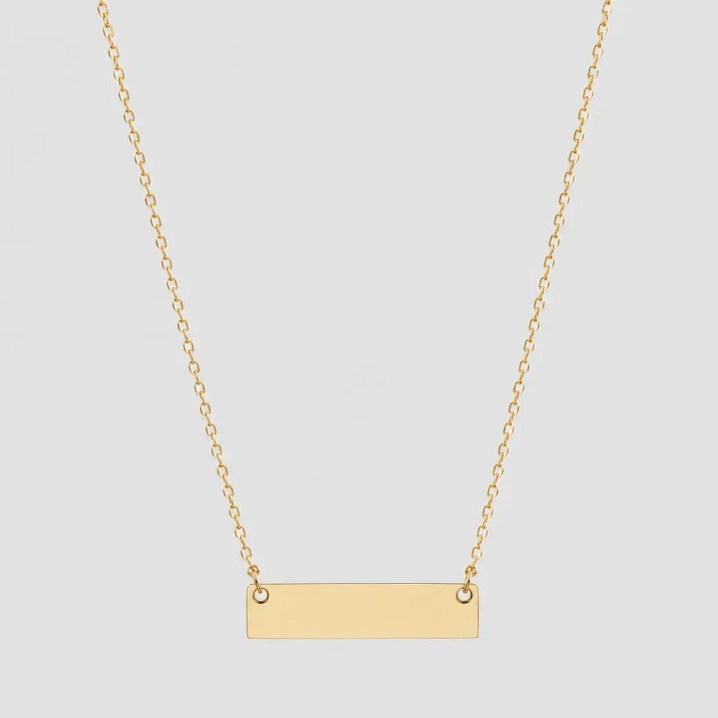 Stainless Steel Bar Necklace