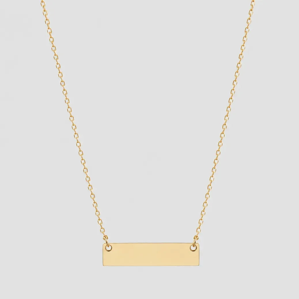 Stainless Steel Bar Necklace