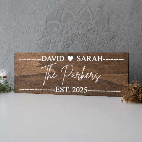 Personalized Family Name Signs