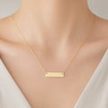 Stainless Steel Bar Necklace